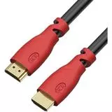 Кабель HDMI 0.3m, v2.0, позол.разъемы, Greenconnect, черный/красный (GCR-HM3012-0.3m)