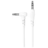 Кабель Audio AUX 3.5мм (m) -> 3.5мм (m) 2м (Borofone, BL10) угловой, белый (6974443382198)