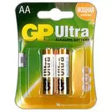 Батарейка (размер AA, LR6) GP LR6/2BL Ultra - упаковка 2шт, цена за 2шт (GP 15AU-CR2)