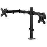 Кронштейн настольный для 2-х мониторов 15"-32" 4 ст. свободы, (Buro M052) Black