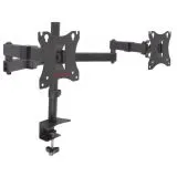 Кронштейн настольный для 2-х мониторов 15"-28" 4 ст. свободы, (Arm Media LCD-T04) Black