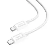 Кабель USB 2.0 Type-C (M), PD, 1m (HOCO) X73 60W, белый (6931474767356)