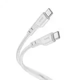 Кабель USB 2.0 Type-C (M), PD, 1m (HOCO) X97 Crystal 60W, серый (6931474799937)