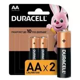 Батарейка (размер AA, LR6) DURACELL - упаковка 2шт, цена за 2шт (DR LR6/2BL CN)
