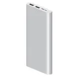 Внешний аккумулятор Xiaomi Mi Power Bank 3, 22.5W, 10000 mAh, Silver (PB100DZM)