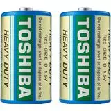 Батарейка D (R20) 1,5V Toshiba - 2шт в упаковке, цена за 2 шт. (TH R20/2SH)