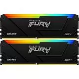 Оперативная память Kingston 2x16Gb DDR4-3200MHz Fury Beast RGB (KF432C16BB2AK2/32)