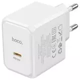 Зарядное устройство HOCO CS13A Ocean, USB C, PD (20W), белый (6942007603812)
