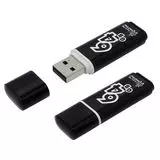 USB Flash-накопитель 64Gb (SmartBuy, Glossy) Black (SB64GBGS-K)