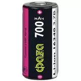 Аккумулятор (размер 16340) ФАZА 700mAh 3.7V Li-Fe, без защиты - упаковка 1шт (5039087)