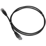 Патч-корд 1,5м. UTP 5e (LANMASTER) черный, медь (TWT-45-45-1.5-BK)