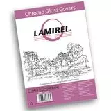 Обложка для переплета A4, 100 шт. глянцевый, черный (Lamirel) (LA-78692)