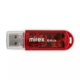 USB Flash-накопитель 64Gb (Mirex, Elf) красный (13600-FMURDE64)