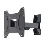 Кронштейн 19"-48" 2 ст. свободы, (Hama H-118100) черный (00118100)