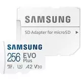 Карта памяти MicroSDXC 256Gb Class 10 UHS-I U3 + адаптер (SAMSUNG EVO PLUS) (MB-MC256KA/EU)