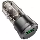 Автомобильное зарядное устройство Borofone BZ23 Noble, USB A, QC3.0 (18W), черный (6941991106903)
