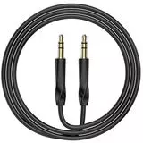 Кабель Audio AUX 3.5мм (m) -> 3.5мм (m) 1м (Borofone, BL16) черный (6974443389166)