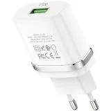 Зарядное устройство HOCO C12Q, USB A, QC3.0, белый (6931474716262)