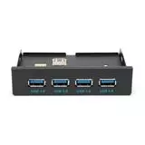 Панель лицевая FP3.5-USB3-4A в 3.5" отсек корпуса, 4*USB3.0 (Gembird)