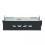 Панель лицевая FP5.25-USB3-4A в 5.25" отсек корпуса, 4*USB3.0 (Gembird)