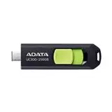 USB Flash-накопитель 256Gb USB 3.2 Type-C (ADATA, UC300) (ACHO-UC300-256G-RBK/GN), Цвет: Чёрный/Зелёный