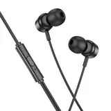 Наушники с микрофоном HOCO M122 Power Metal, черный (6942007612685)