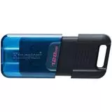 USB Flash-накопитель 128Gb USB 3.2 Type-C (KINGSTON, DataTraveler 80M) (DT80M/128GB)