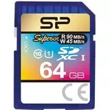Карта памяти SDXC 64Gb Class 10 UHS-I U3 Superior Pro (Silicon Power) (SP064GBSDXCU3V10)