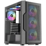 Корпус 1STPLAYER TRILOBITE T7-P Black, без БП (T7-P-BK-4F1)