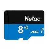 Карта памяти MicroSDHC 8Gb Class 10 UHS-I без адаптера (Netac P500) (NT02P500STN-008G-S)