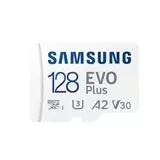Карта памяти MicroSDXC 128Gb Class 10 UHS-I U3 V30 A2 + адаптер (SAMSUNG EVO PLUS) (MB-MC128SA)