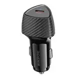 Автомобильное зарядное устройство Borofone BZ31B Solid, USB C, QC 3.0, PD30W, черный (6941991112607)