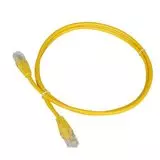 Патч-корд 0,3м. UTP 5e (LANMASTER) желтый, медь (TWT-45-45-0.3-YL)