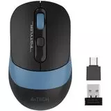 Мышь A4 Tech FG10CS Air Silent черный/синий (FG10CS AIR ASH BLUE)