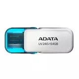 USB Flash-накопитель 64Gb (ADATA, UV240) White (AUV240-64G-RWH), Цвет: Белый
