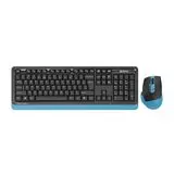 Клавиатура+мышь A4 Tech Fstyler FG1035 Multimedia, черный/синий (FG1035 NAVY BLUE)