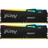 Оперативная память Kingston 2x8Gb DDR5-5200MHz Fury Beast RGB (KF552C40BBAK2-16)