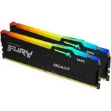 Оперативная память Kingston 2x8Gb DDR5-5600MHz Fury Beast Black RGB (KF556C40BBAK2-16)