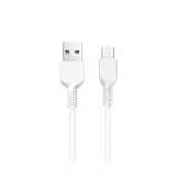 Кабель USB2.0 AM -> Type-C, 1m (HOCO) X20 Flash, белый (6957531068853)