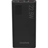 Внешний аккумулятор Digma DGPF10A 1000mAh, черный (DGPF10A22PBK)