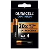 Батарейка (размер AA, LR6) DURACELL Optimum - упаковка 4шт, цена за 4шт
