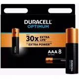 Батарейка (размер AAA, LR03) DURACELL Optimum - упаковка 8шт, цена за 8шт