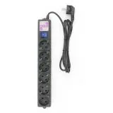 Сетевой фильтр 1.9 м. (Power Cube, 6 розеток) черный (SPG6-B1,9M)