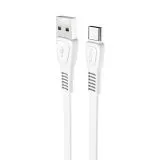 Кабель USB2.0 AM -> Type-C, 1m (HOCO) X40 Noah, белый (6931474711700)