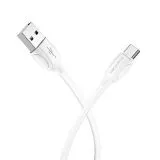 Кабель USB2.0 AM -> Type-C, 1m (Borofone) BX19a Benefit, белый (6931474701800)