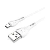 Кабель USB2.0 AM -> Type-C, 1m (HOCO) X37a Cool power, белый (6931474710512)
