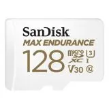 Карта памяти MicroSDXC 128GB Class 10 UHS-I U3 V30 + адаптер (SanDisk, Max Endurance) (SDSQQVR-128G-GN6IA)