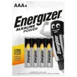 Батарейка (размер AAA, LR03) Energizer Alkaline Power - упаковка 4шт, цена за 4шт