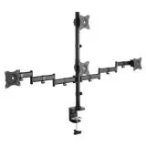Настольное крепление для 4-х мониторов 15"-32" 4 ст.свободы, (Arm Media, LCD-T16) черный (10163)