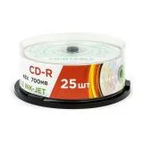 Диск CD-R Printable 700Mb Mirex 48x Cake 25 (цена за упаковку) (UL120038A8M)